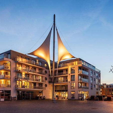 Apartmenthaus Hafenspitze Ap 5 - "Am Yachthafen 5" - Blickrichtung Offenes Meerstrandpromenade Eckernförde Kültér fotó