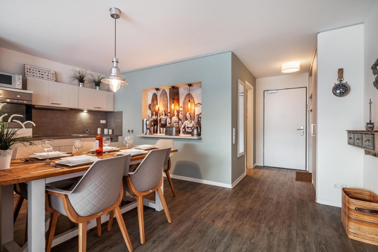 Apartmenthaus Hafenspitze Ap 5 - "Am Yachthafen 5" - Blickrichtung Offenes Meerstrandpromenade Eckernförde Kültér fotó