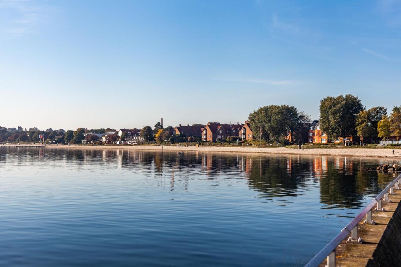 Apartmenthaus Hafenspitze Ap 5 - "Am Yachthafen 5" - Blickrichtung Offenes Meerstrandpromenade Eckernförde Kültér fotó